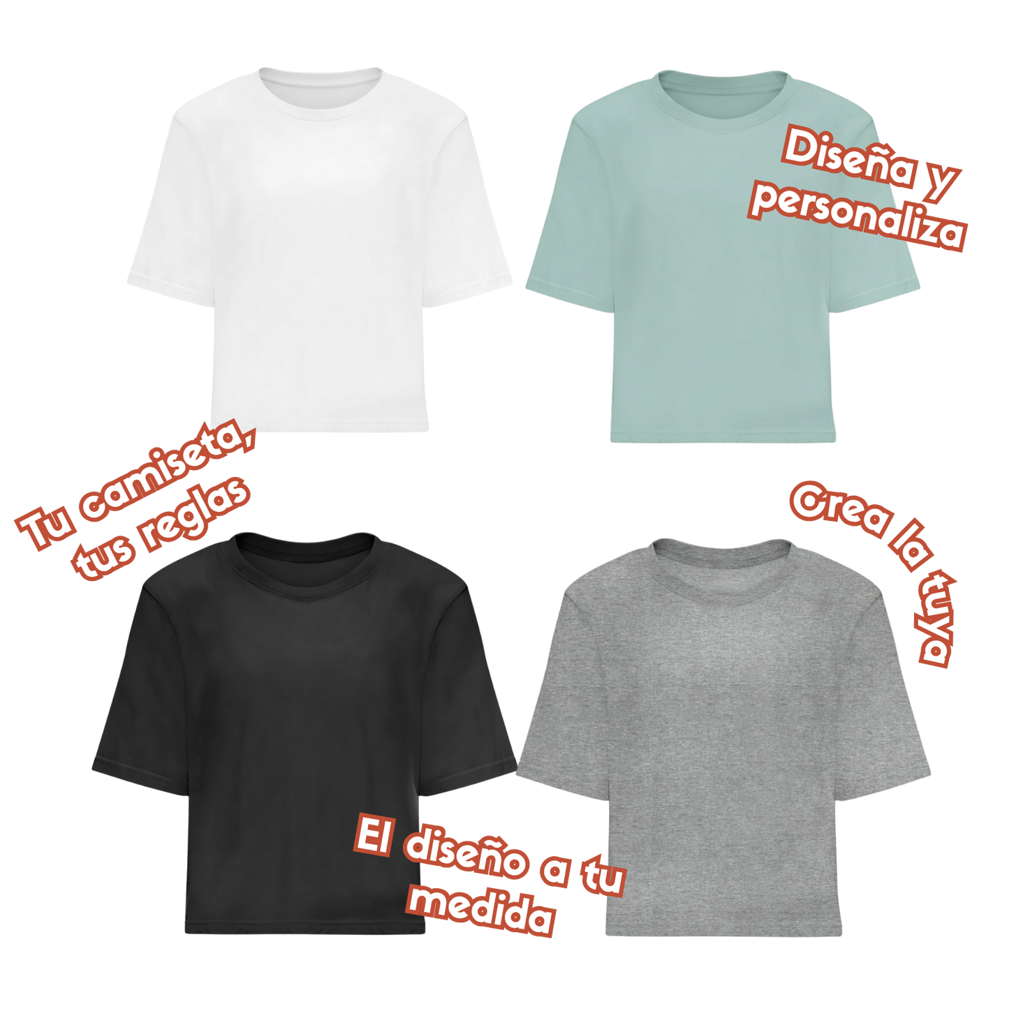 Camiseta Cropped Personalizable